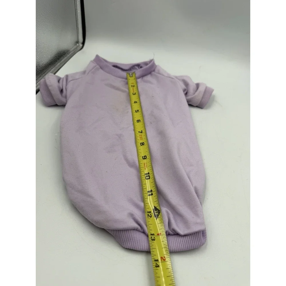 Pet Dog Lilac / Purple Sweatshirt for Medium Sized Dog / Cat Jacket Hoodie
